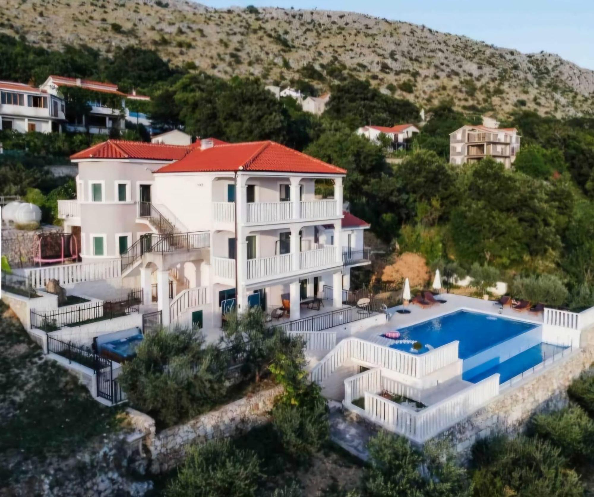 Sea View Luxury Apart Hotel Villa Conte With Swiming Pool And Romantic Spa Ποντστράνα Εξωτερικό φωτογραφία